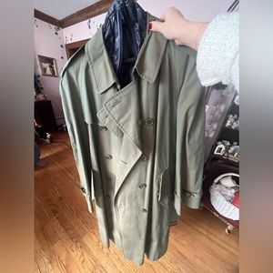 Burberry Trench Coat - Military Green